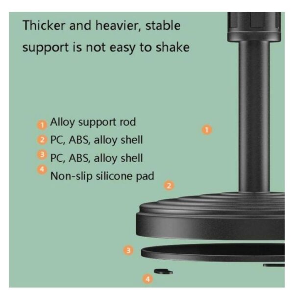 Mobile Phons Stand With 6 LED Ring Light - Image 3