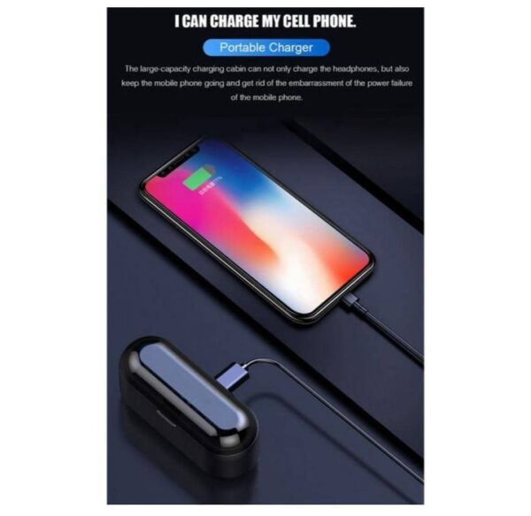 F9 Bluetooth headphones fingerprint touch - Image 3